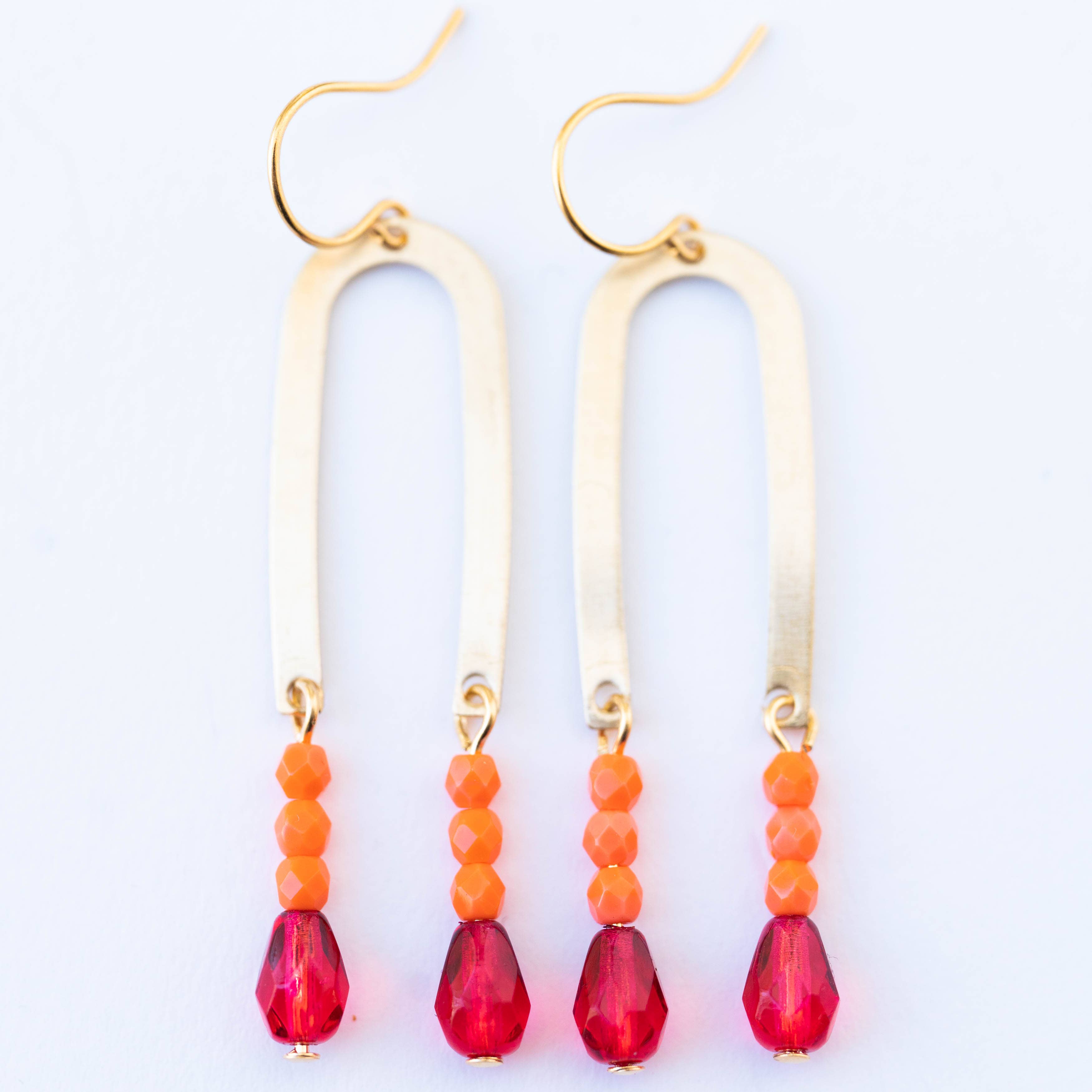 Nest Pretty Things - Wholesale Dangle Earrings - Long Arch Beaded Earrings6