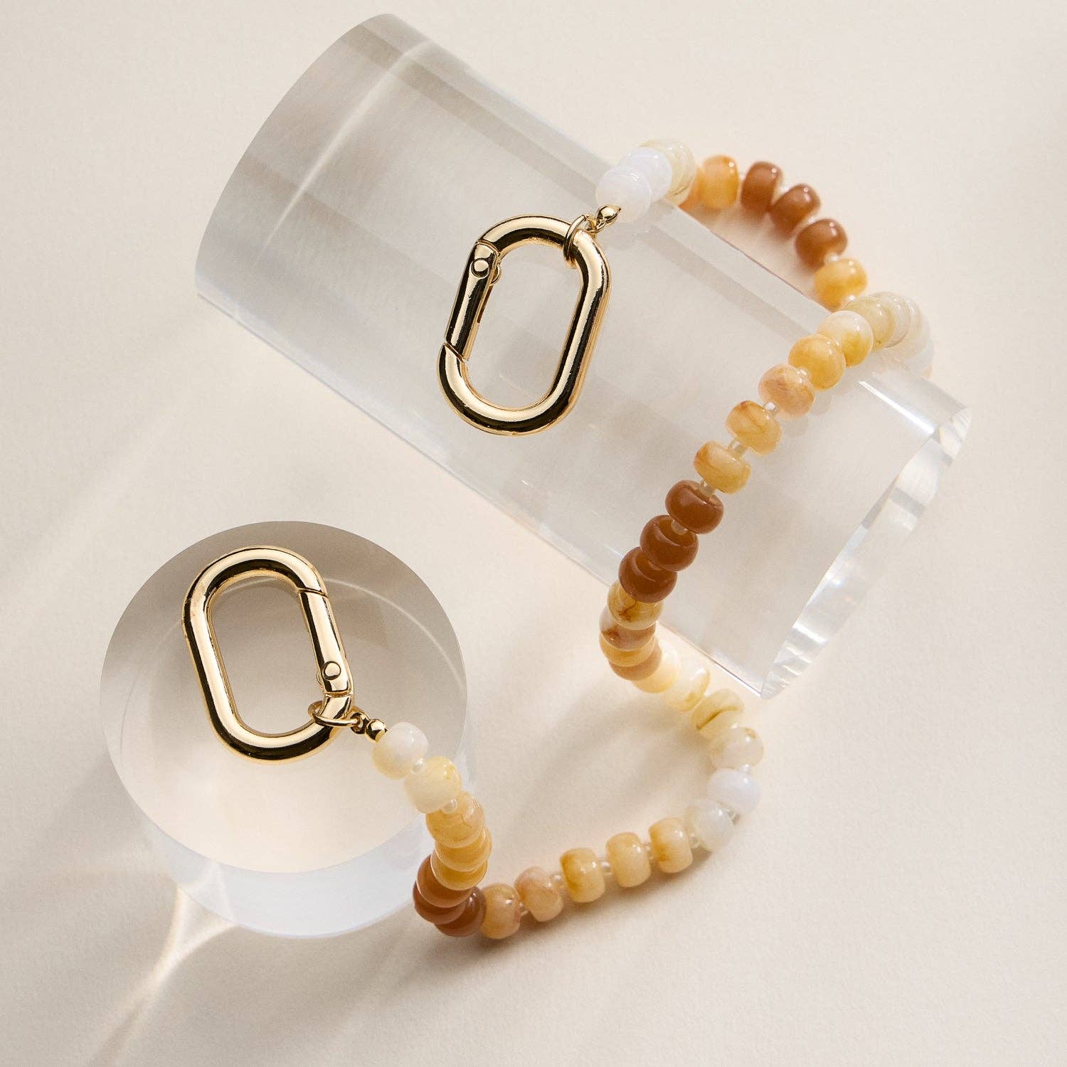 Frem - Wholesale Purse/Bag Accessory - Women's - Colorful Beaded Bag Charm with Gold Clasp Trendy Accessory16