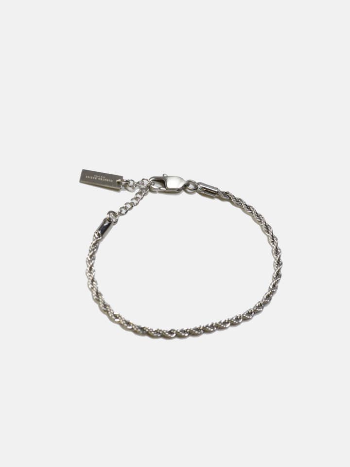 Pulsera de cadena de cuerda fina de 3 mm para venta al por mayor de Curated Basics