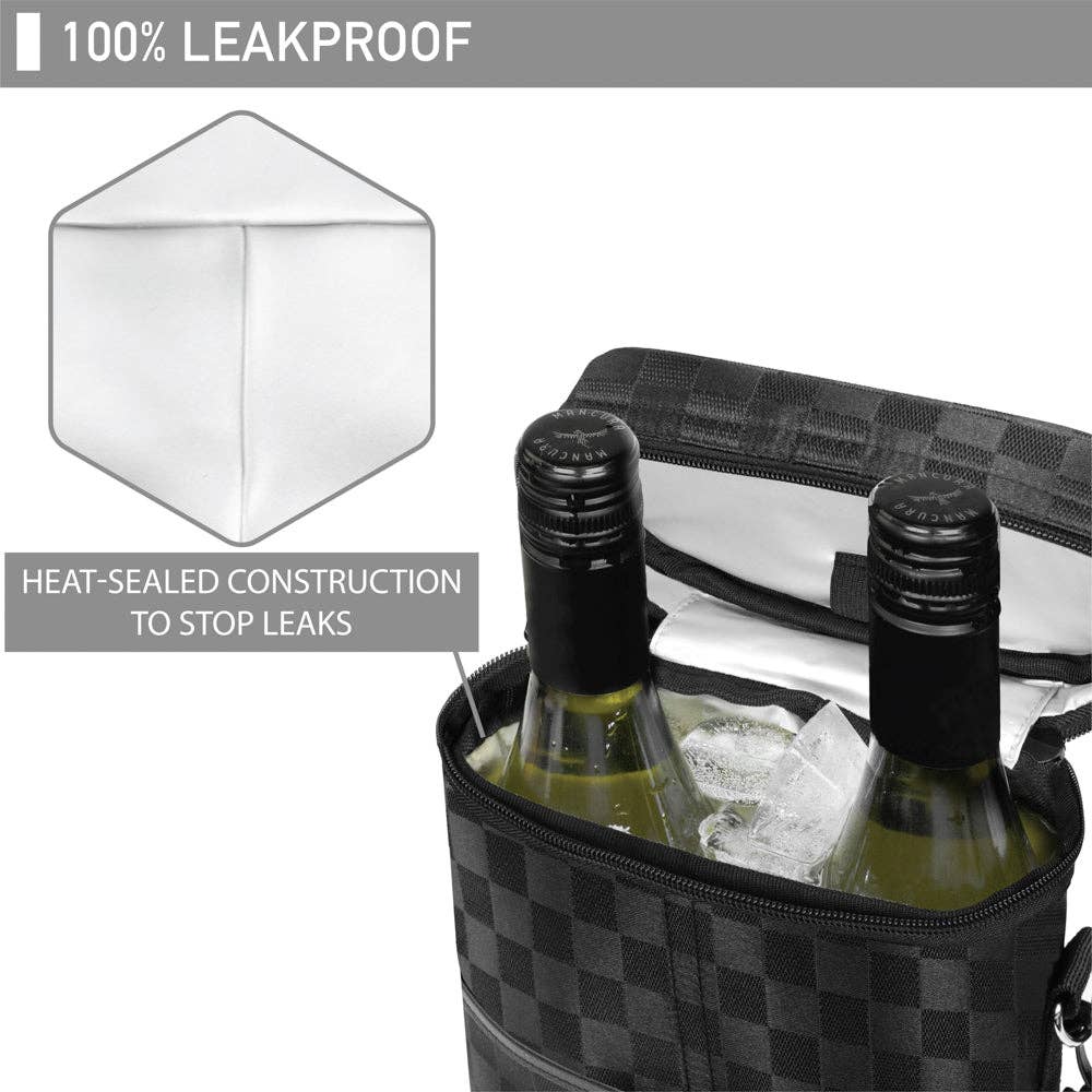 OPUX – Großhandel Weintasche – Weintragetasche für 2 Flaschen37