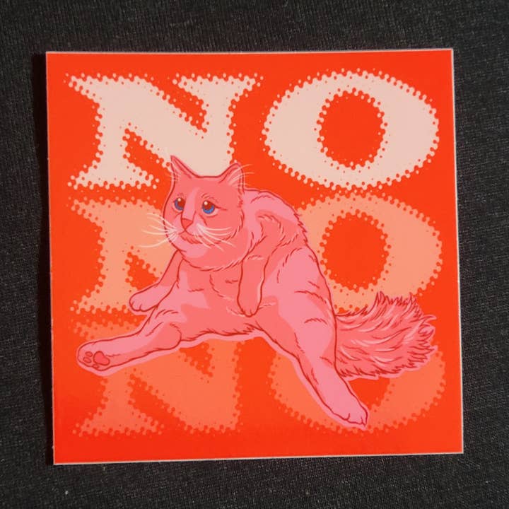 *Autocollant : Nancy intouchable 3" Vinyle brillant pour la vente par Cat Champion