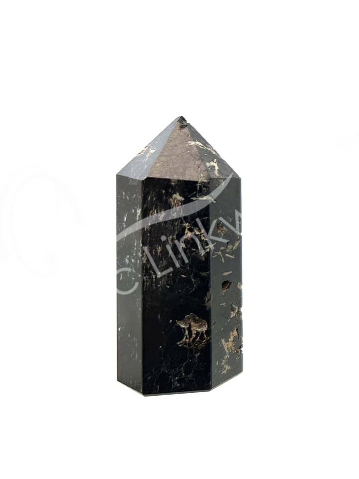 (1 LB)OBELISK – TOURMALINE, BLACK 2-2.5” for wholesale by Oceanic Linkways Inc