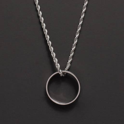 We Are All Smith - Wholesale Jewelry - Men's - Waterproof Stainless Steel Ring Necklace for men0
