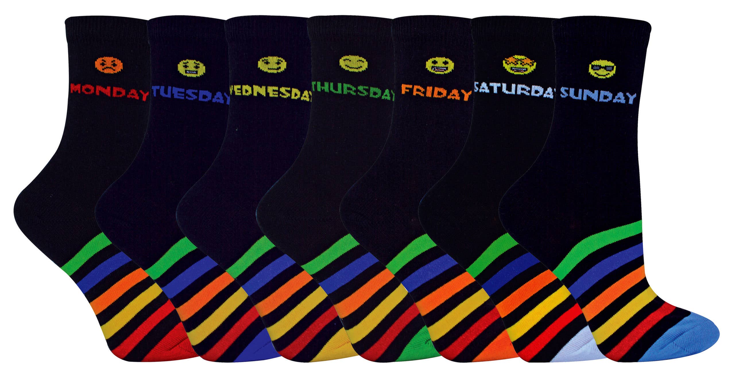 Pontivia Commerce - Wholesale Socks - Kids - SOCK SNOB - Kids Novelty Days of the Week Socks0