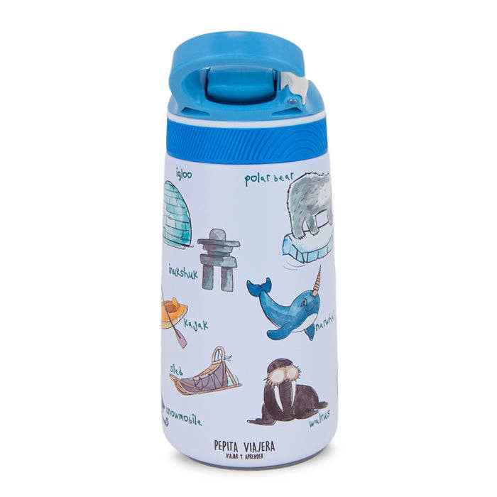 Pepita Viajera - Wholesale Water Bottle - Arctic children's thermos bottle1