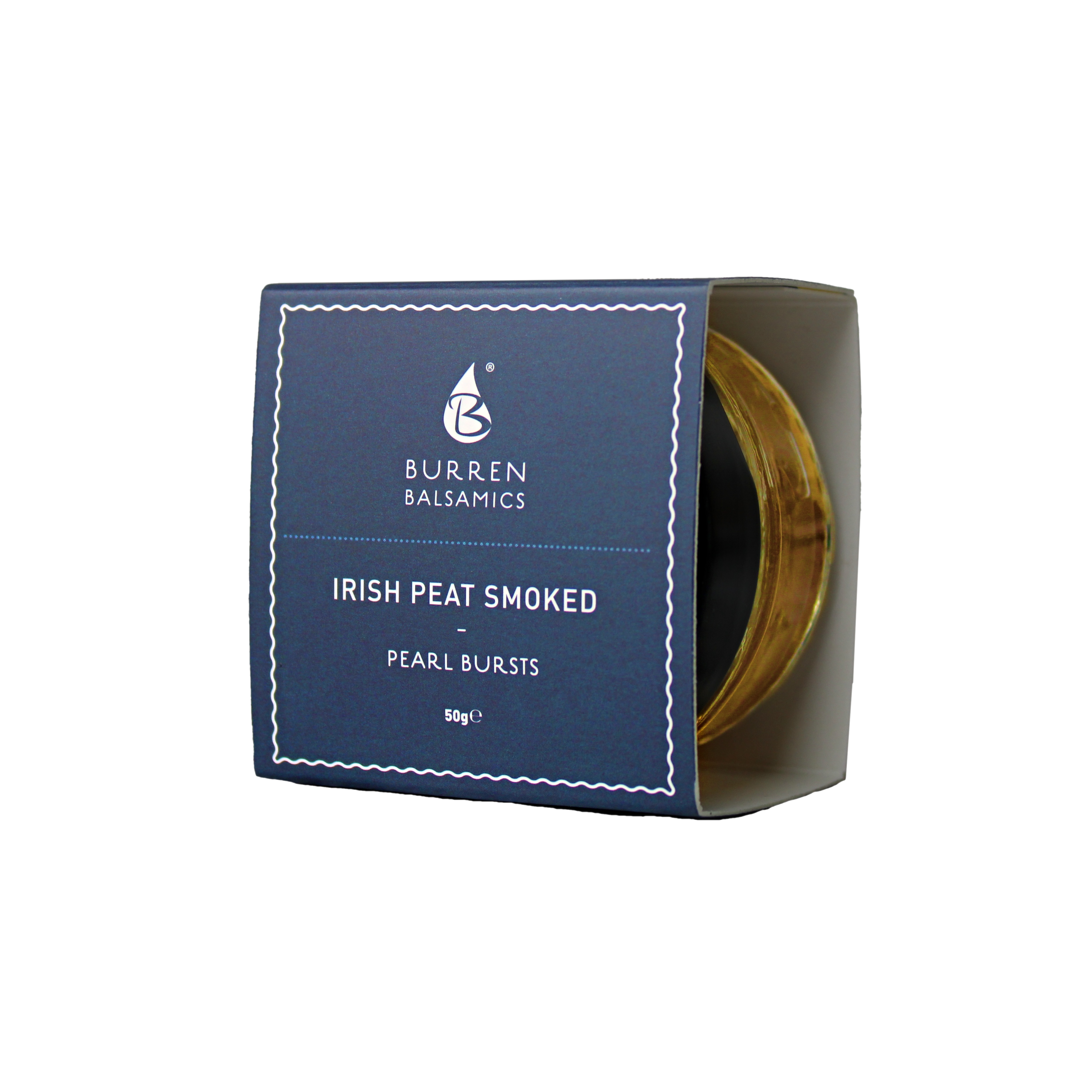 Burren Balsamics - Vente Vinaigre - Perles de balsamique de Modène infusé à la fumée de tourbe irlandaise1