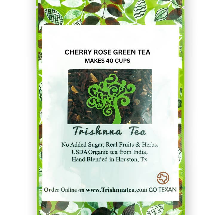 Körsbärsrosgrönt te - 85g för wholesale av Trishnna Tea