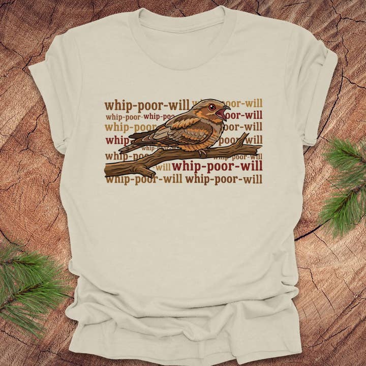 Camiseta Whip-poor-will por atacado de Wandering Owl Adventure Co.