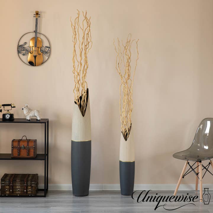 Quickway Imports - Vente Fleur séchée/pressée - Bâtonnets authentiques décoratifs naturels à branches sèches12