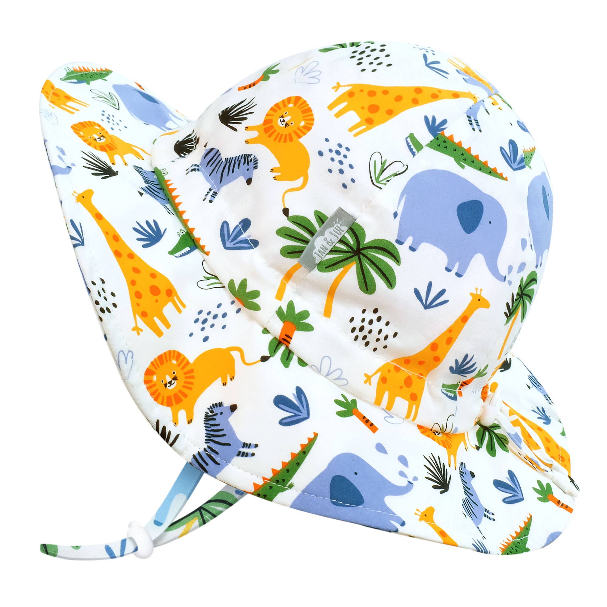 Jan & Jul - Vente Chapeau de soleil – enfant - Safari | Chapeau de soleil en coton à larges bords0