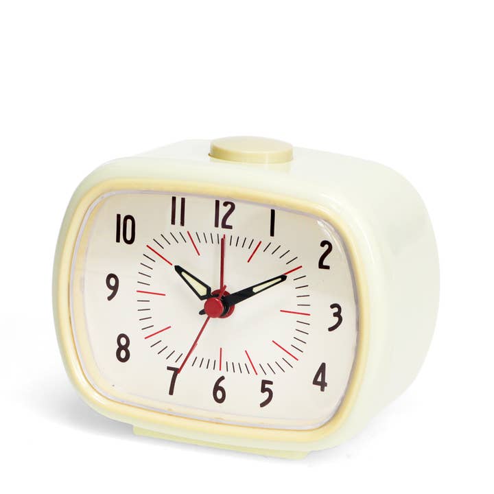 Rex B2B - UK – wholesale Alarm clock – Retro alarm clock - Ivory white1