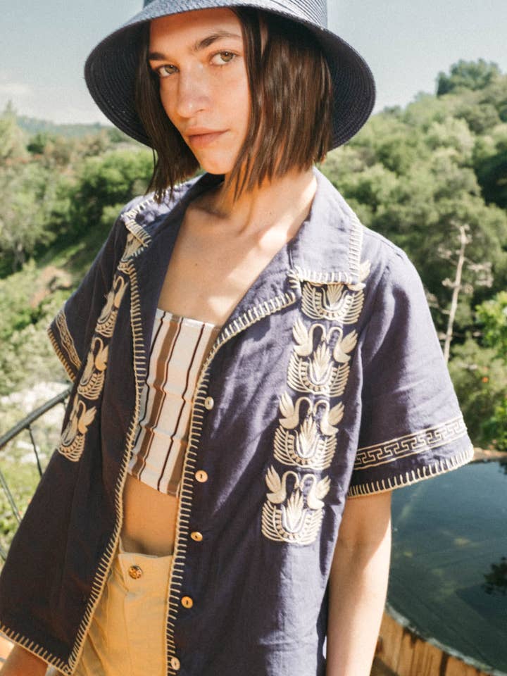 The Paloma Button-Down for wholesale by The Bee & The Fox