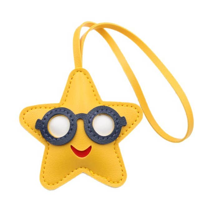 Ornaments- beach sunglasses cool star pendant leather charm for wholesale by Eagle Crest Industries Inc.