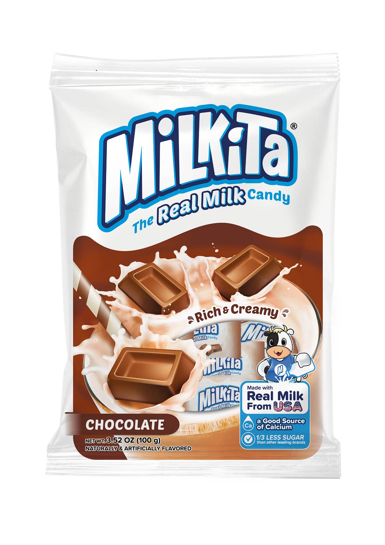 Milkitacandy - Vendita all'ingrosso Toffee - Milkita La Vera Caramella al Latte Cioccolato 12 pezzi
