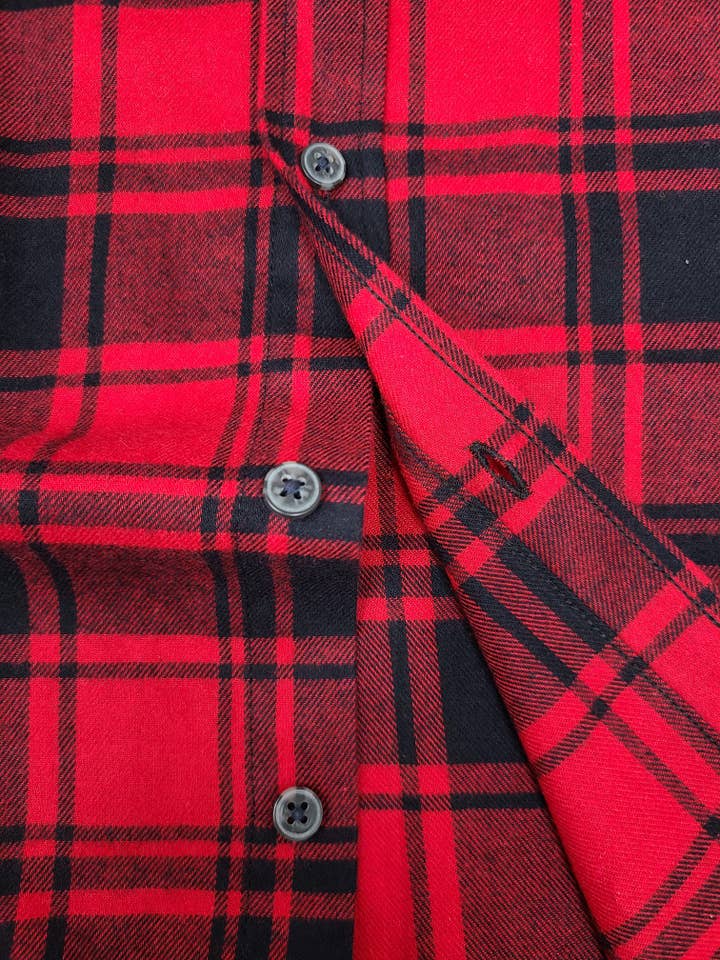 I-Wear Brands - Wholesale Button Down Shirt - Men's - 2, 3 Pack Men's Long Sleeve Button Down Cotton Flannel Shirt2