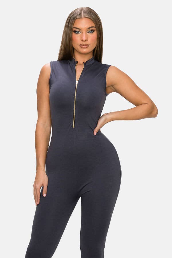 H&H Fashion Inc. - Wholesale Romper - Women's - HH531X-SD - Front Zipper Romper with Mask6