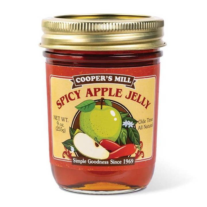 Cooper's Mill - Wholesale Jam/Jelly - Spicy Apple Jelly - Half Pint