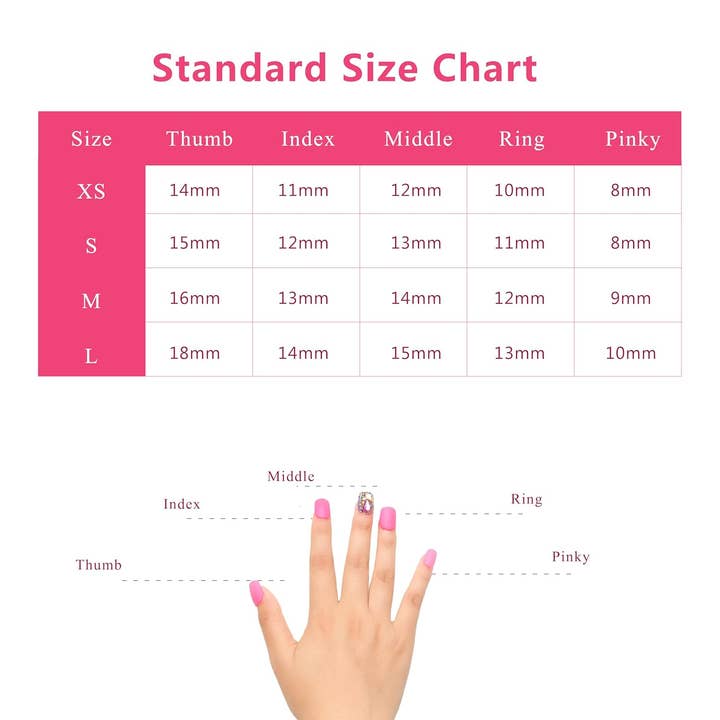 Laflare - Wholesale Press-On/Fake Nails - LOVFUL Gothic Romance Handmade Reusable Full Cover Press on Nails H3332