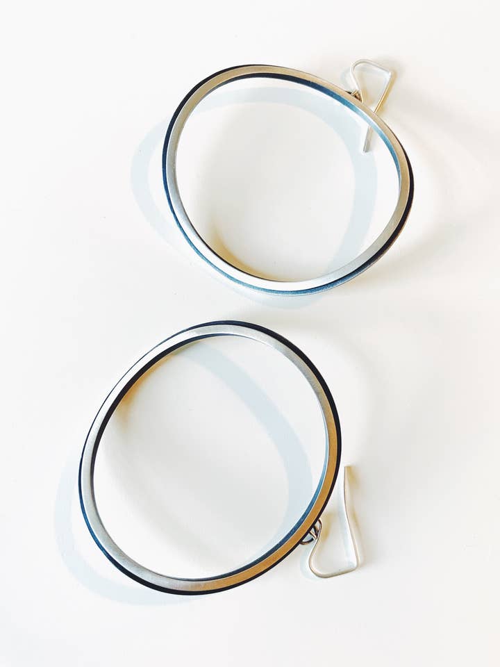 Hooked Petal Earrings for wholesale by Emily Shaffer Studio