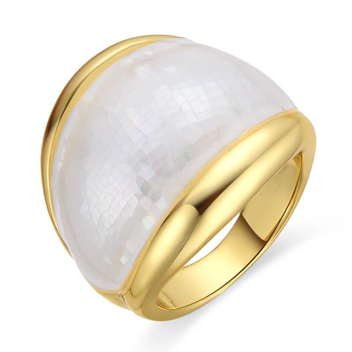 Anillo Luxenter Lingo finition or 18k pour la vente par Luxenter