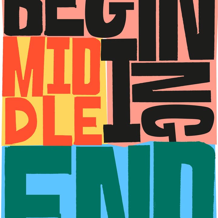 'End' Giclée Print for wholesale by RUDE