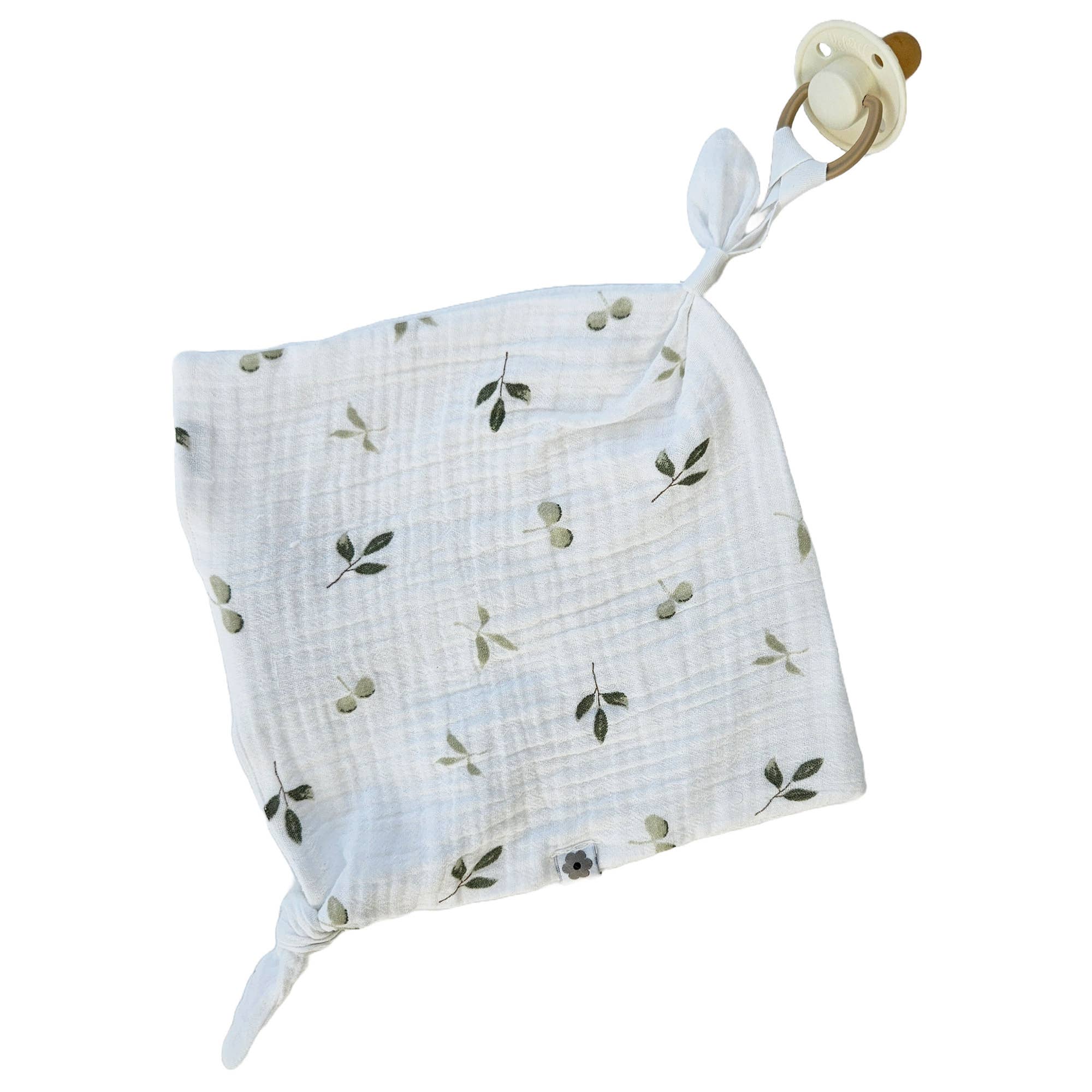 Summerville organic - Wholesale Security/Cuddle Blanket - Baby - Pacifier Cloth 2-pack Sprout Organic Cotton2