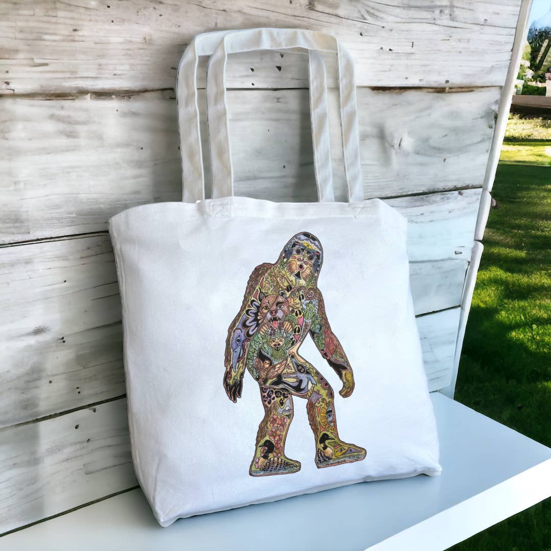 Sasquatch Tote Bag - Large for wholesale by EarthArt International