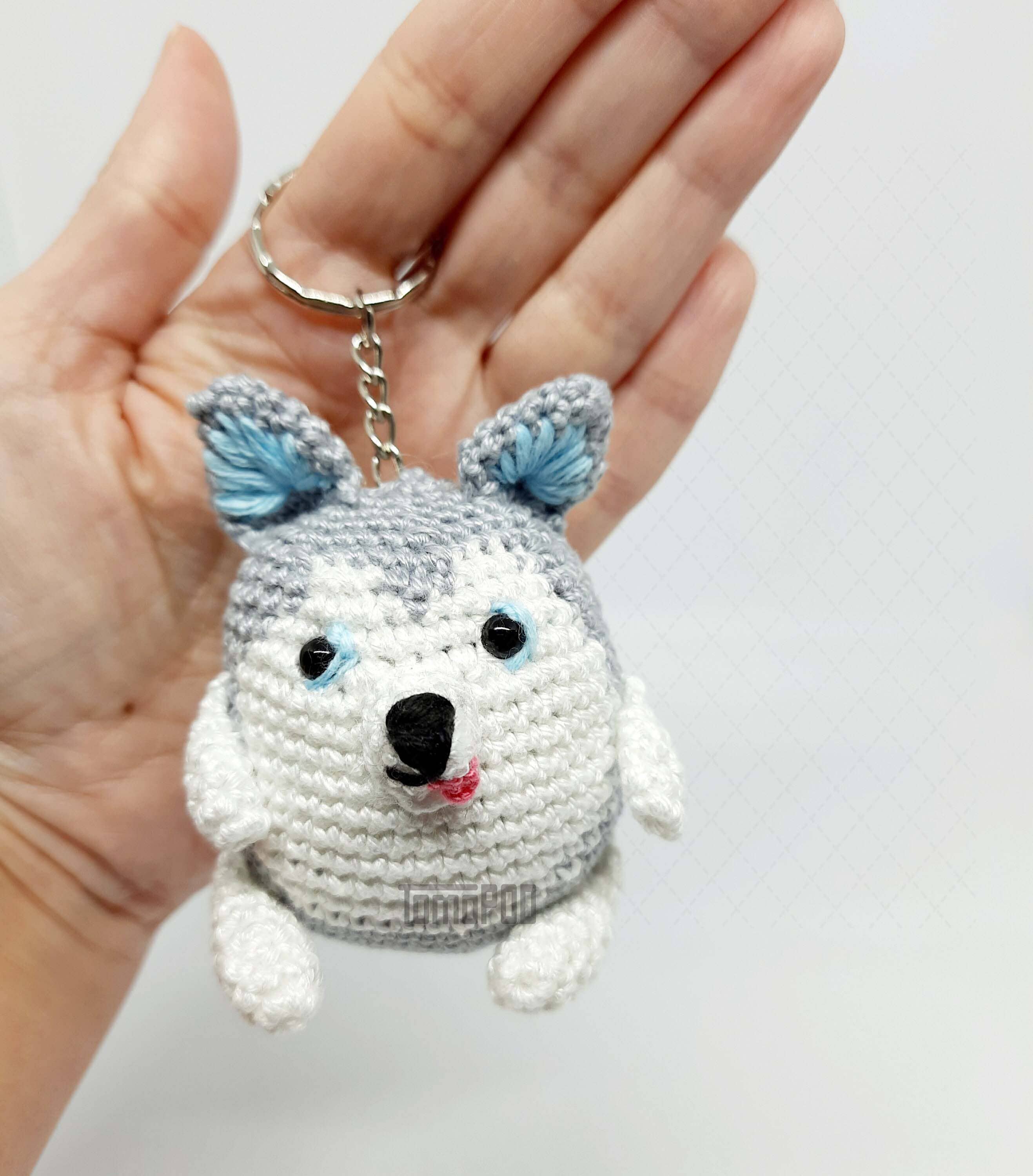TOMOPOD LLC - Wholesale Car Decorative Charm - Unisex - Crochet Husky Car Mirror Hanging Accessories, Dog Lover Gift8