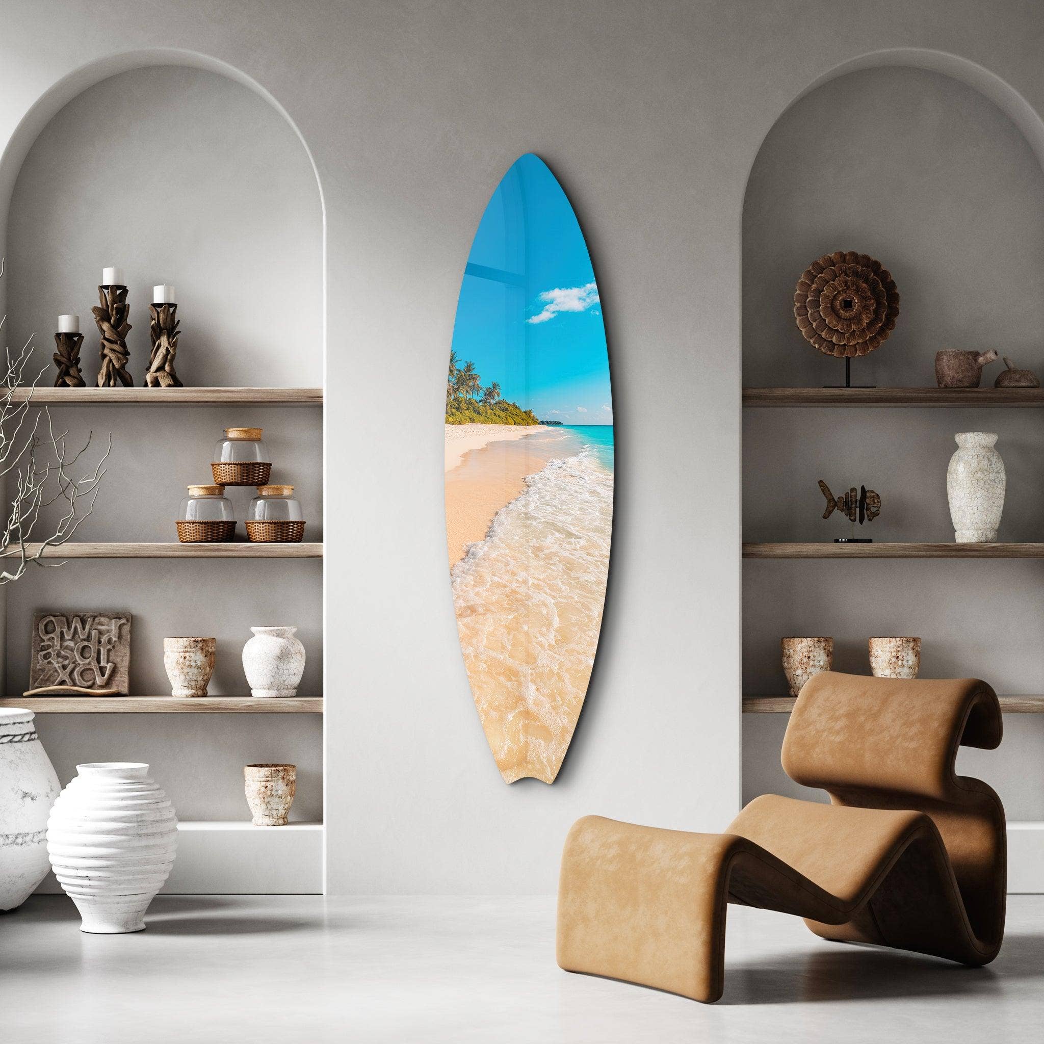 Artdesigna KG - Wholesale Wall Accent - Sandy Shores | Surfboard Glass Wall Art5
