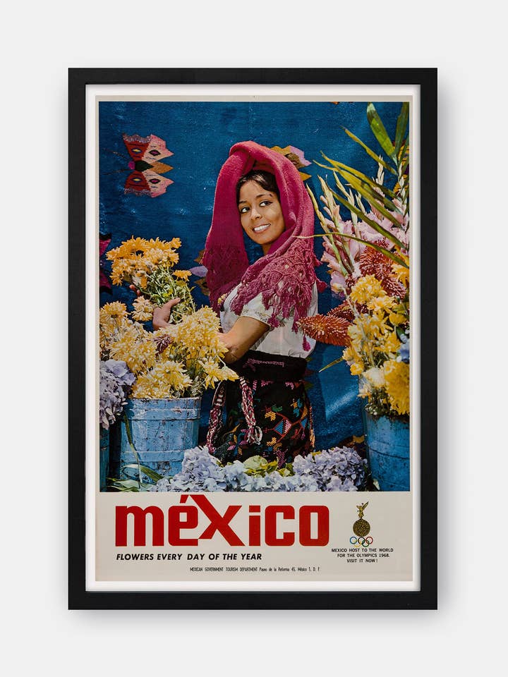 Mexique — Impression d'affiches de voyage anciennes pour la vente par The Curious Desk