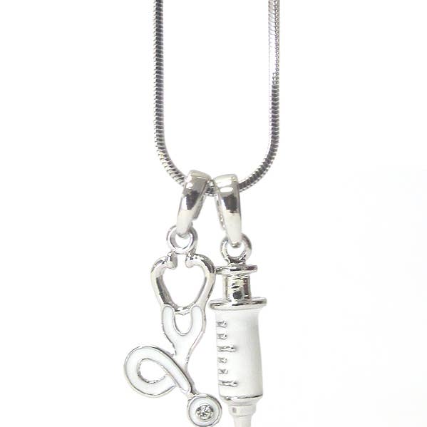 Jewelry Max - Vente Colliers à pendentif - (H530) COLLIER D'INFIRMIÈRE MÉDECIN