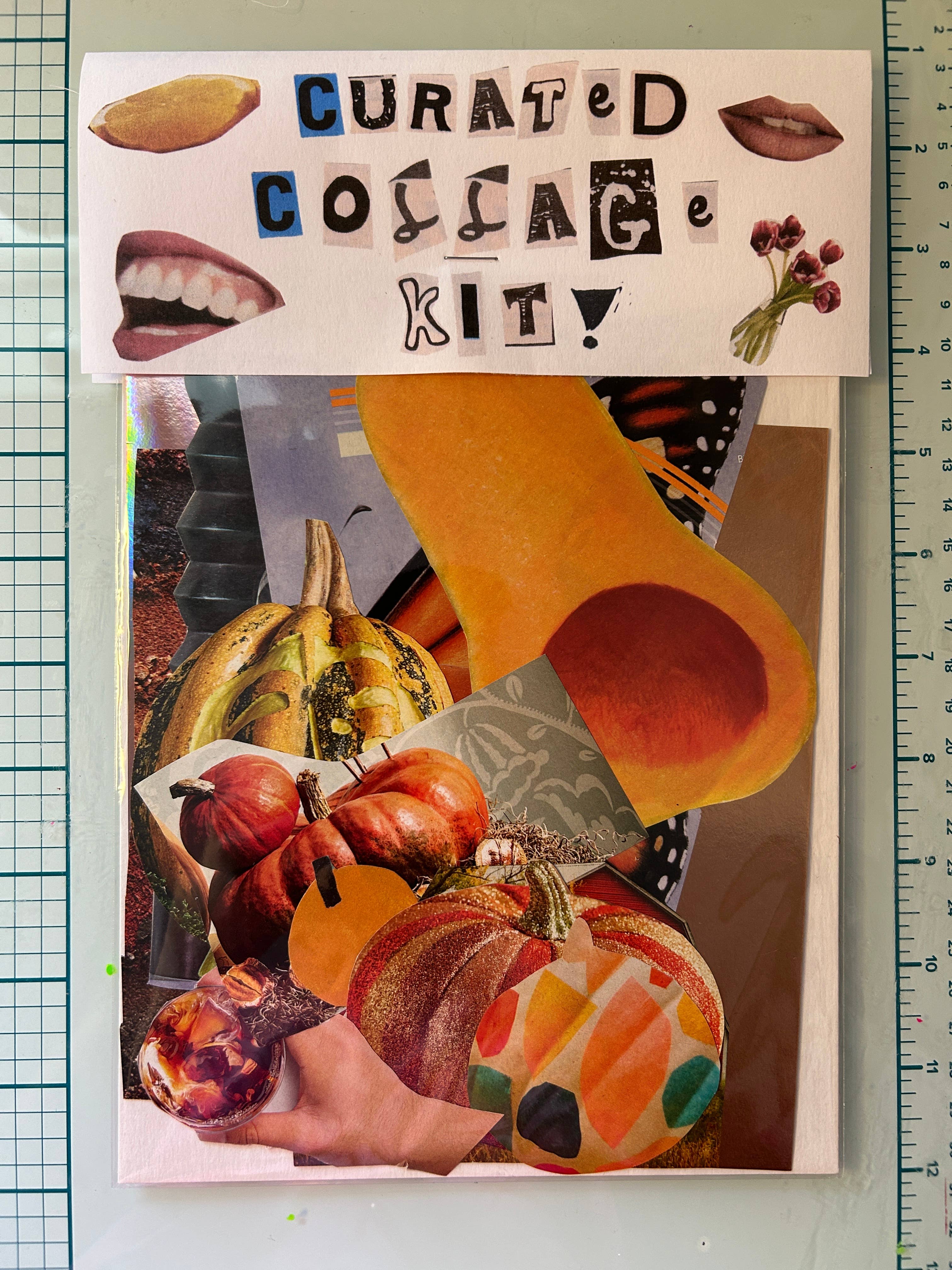 the (trans)cribe - Wholesale DIY Craft Kit - Curated Pre-Made Collage Kit2