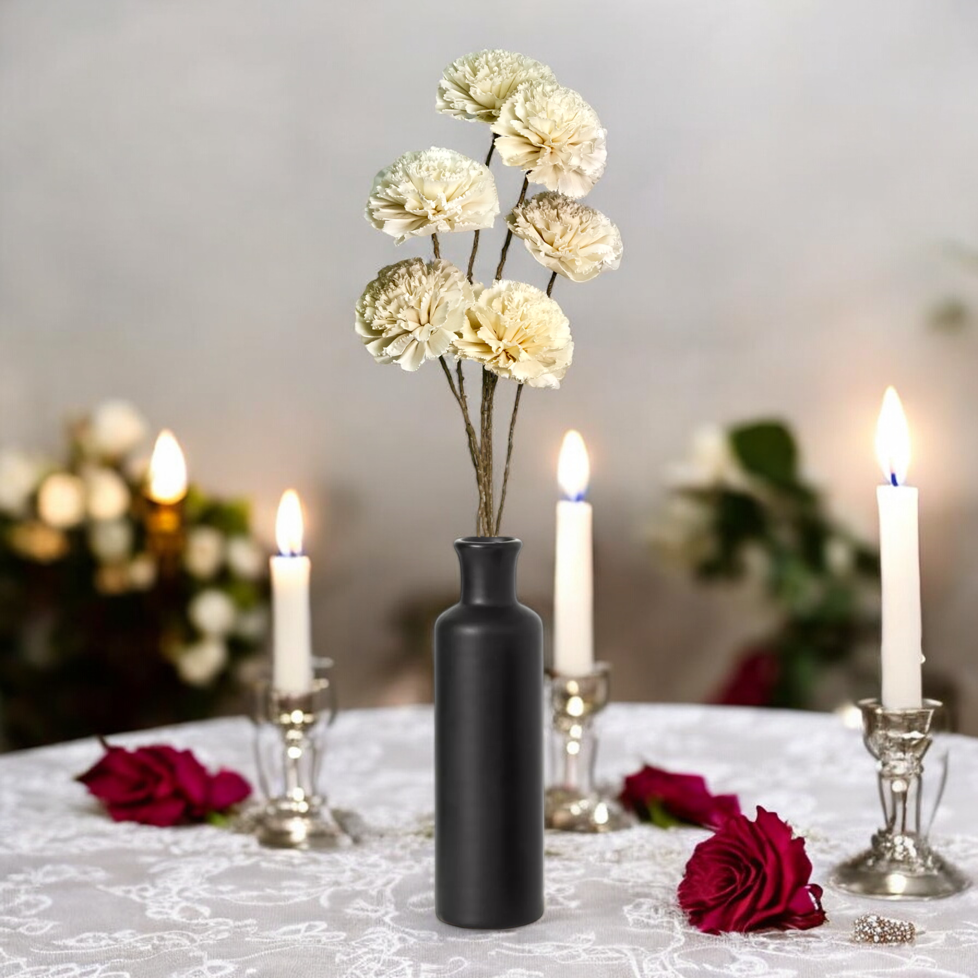 Wilco Home – Großhandel Künstliche Blumen – 6-Nelken-Blumenstrauß3