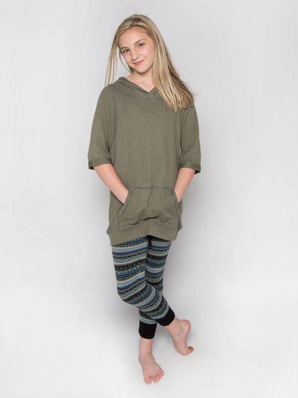 Kathryn Youth Hoodie, Sage for wholesale by Sugar And Bruno