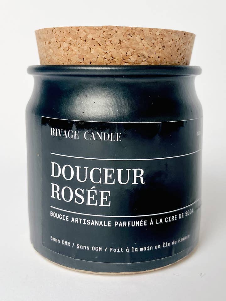 Soft Rosée Handmade Scented Candle for wholesale by Rivage Candle