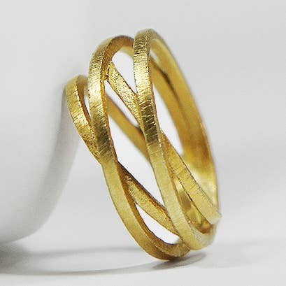 Anillo Plata Chapado En Oro Colección Atw (Rt590Xap) para venta al por mayor de Tass Joies España
