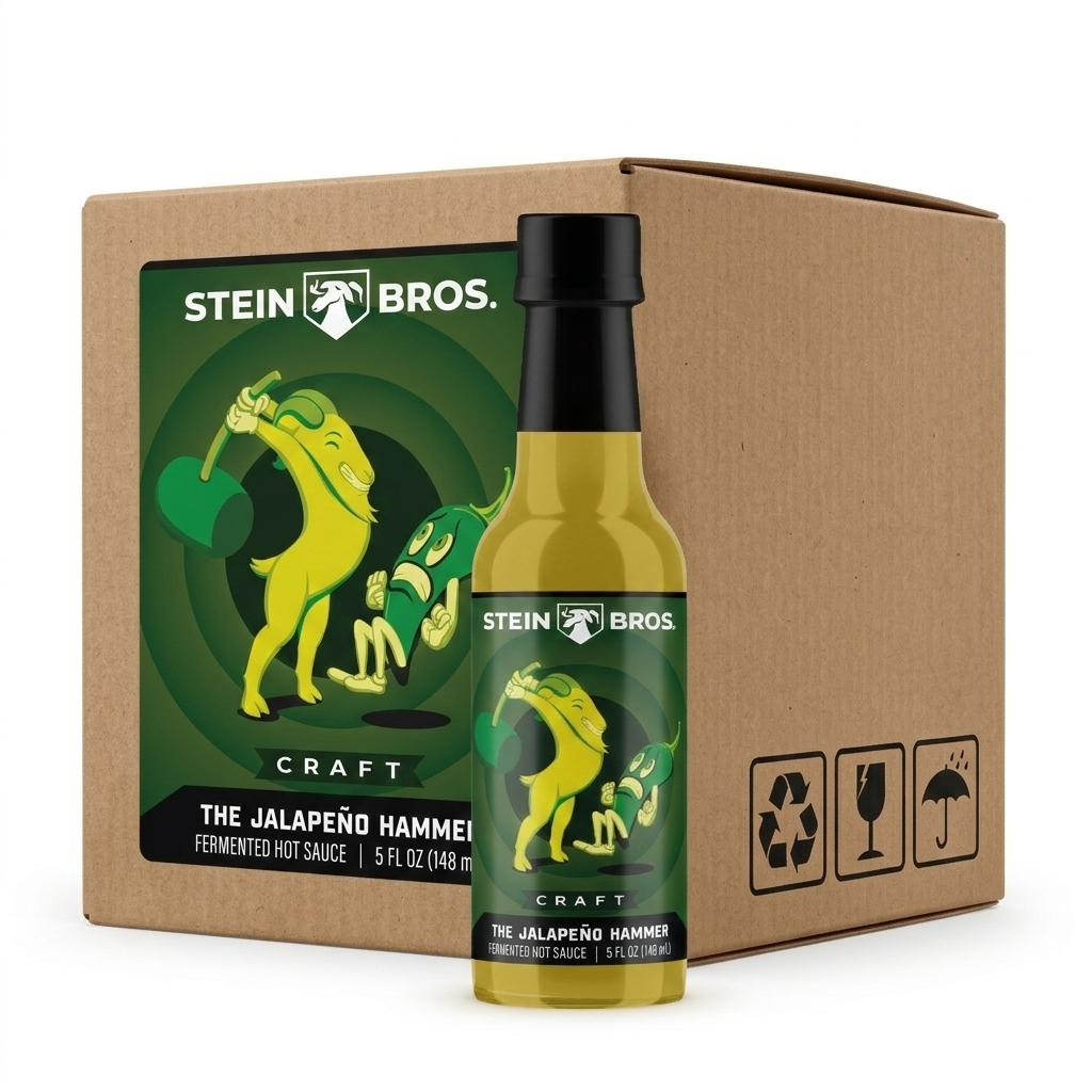 Stein Bros - Wholesale Hot Sauce - The Jalapeño Hammer3