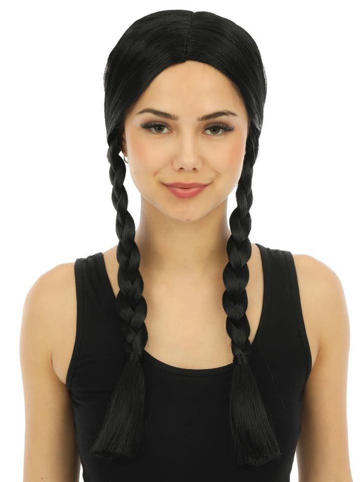 Peruca Trançada Preta por atacado de P'tit Clown
