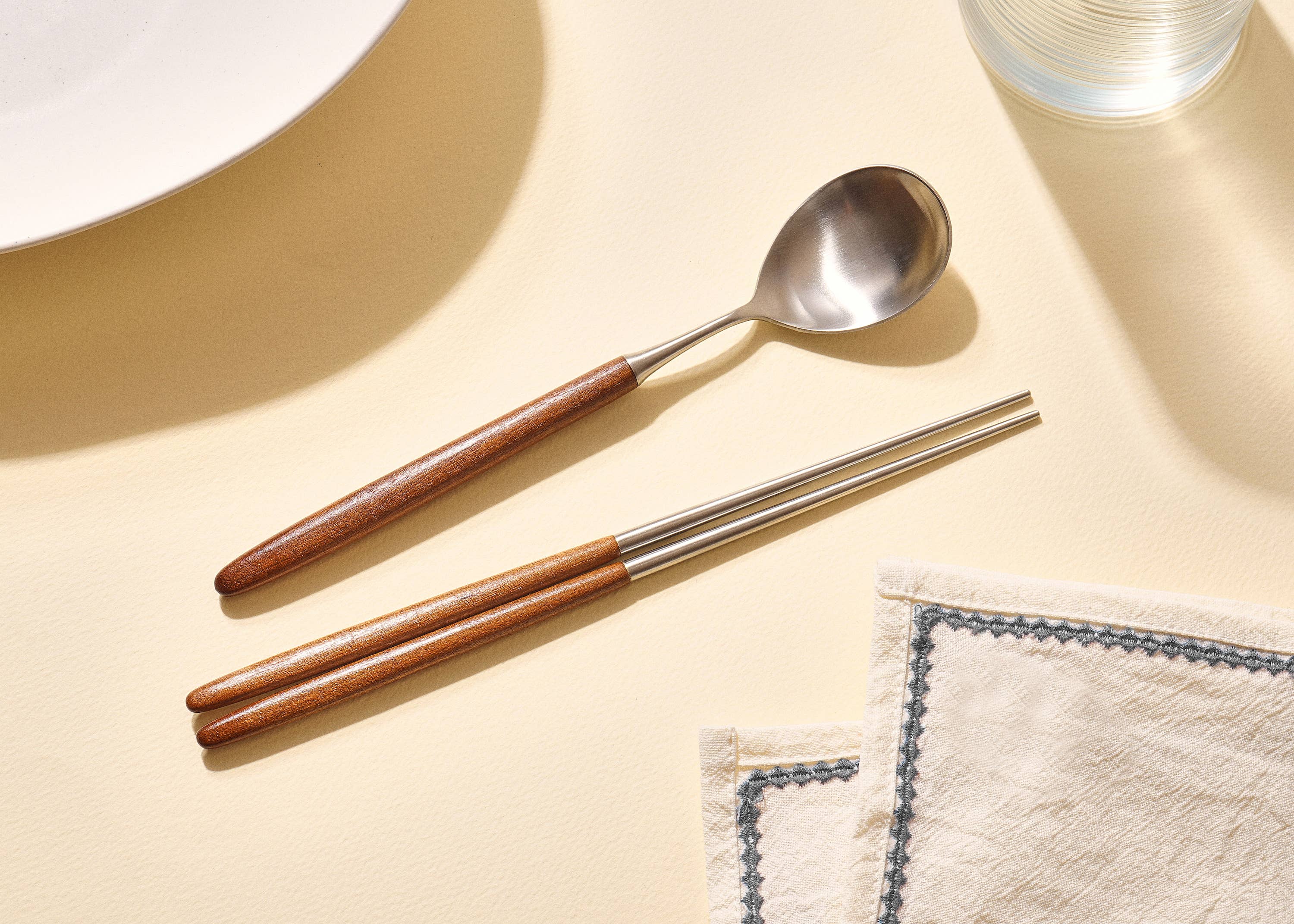 Korea Table - Wholesale Assorted Cutlery Set - Honey Maple Cutlery18