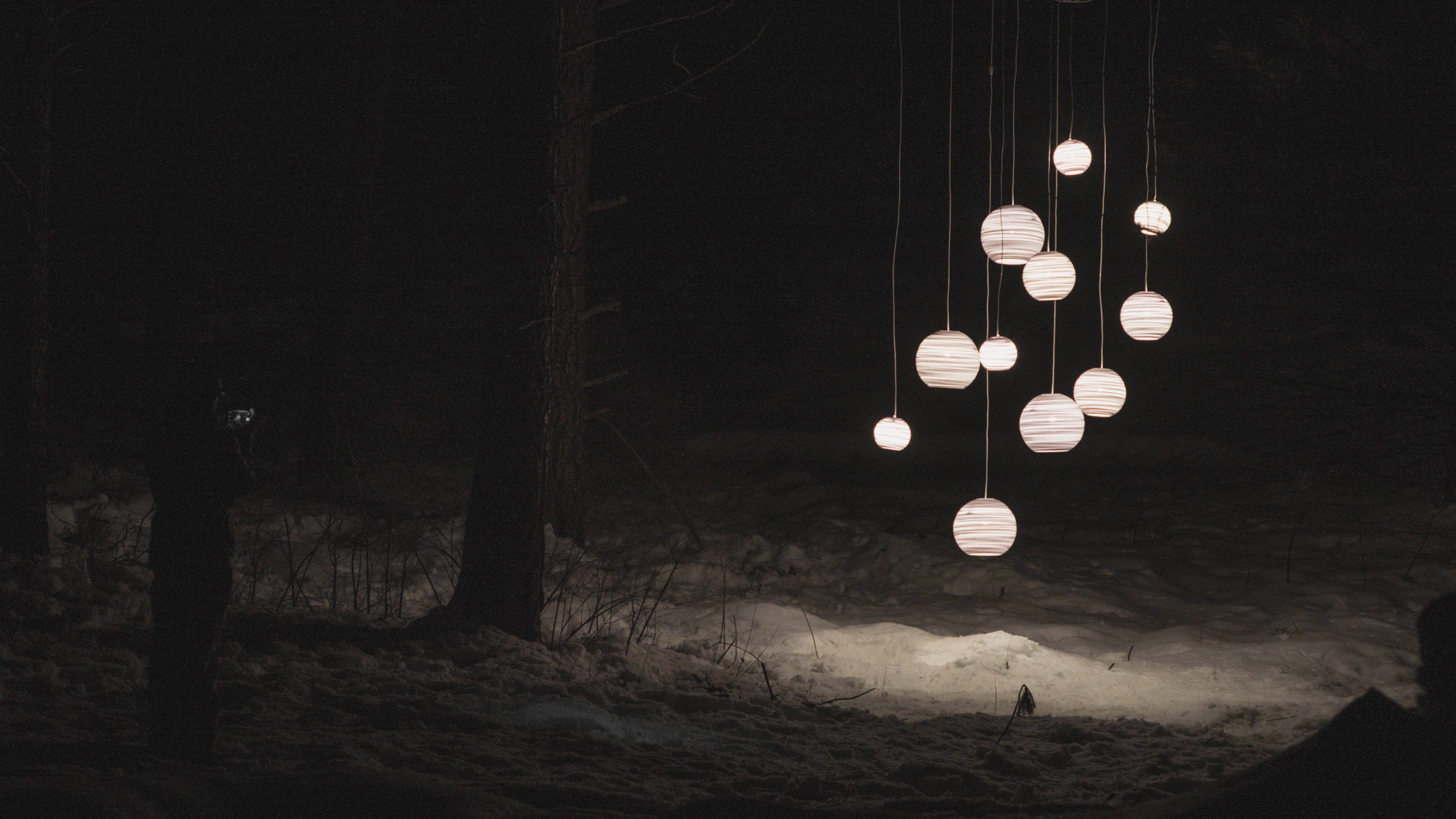 VANMOKUM - Vente Lustre/Suspension - Luminaires suspendus artisanaux GRAYPANTS Scraplights Moon34