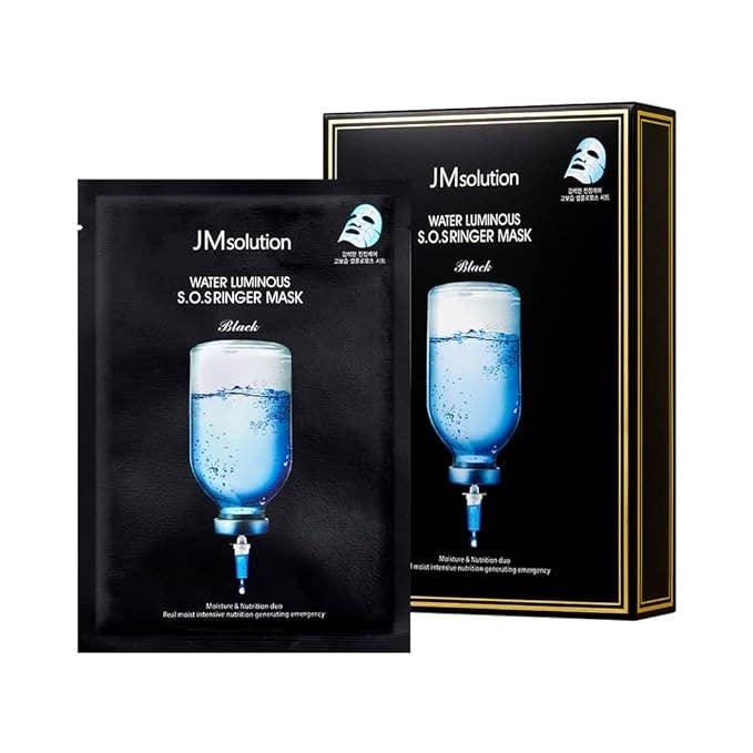 JMSOLUTION WATER LUMINOUS S.O.S RINGER MASK PLUS 10 SHEETS for wholesale by Beauty Bridge Inc