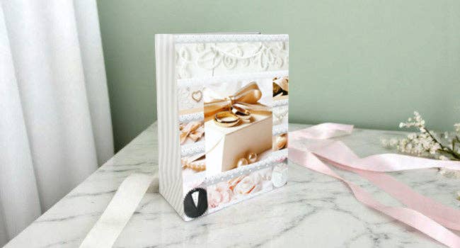 Emartbuy – wholesale Gift bag – Elegant Wedding - Themed Gift Bags - Set Of 44