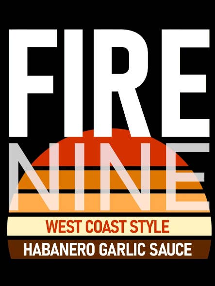 Fire-Nine Original Habanero Garlic Sauce (Medium) for wholesale by Fire-Nine