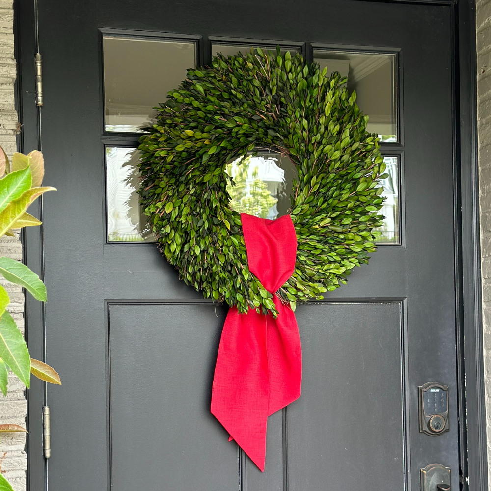 Arte Italica & Crown Linen Designs - Wholesale Kerstdecoratie - Velvet Sjerp met 'Merry Christmas' - Feestdagen/Kerst1