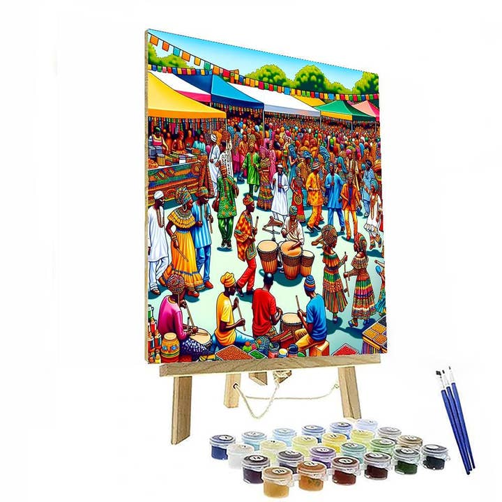 Artistry Rack – wholesale DIY craft kit – Odunde Festival - DIY Painting By Numbers Kit