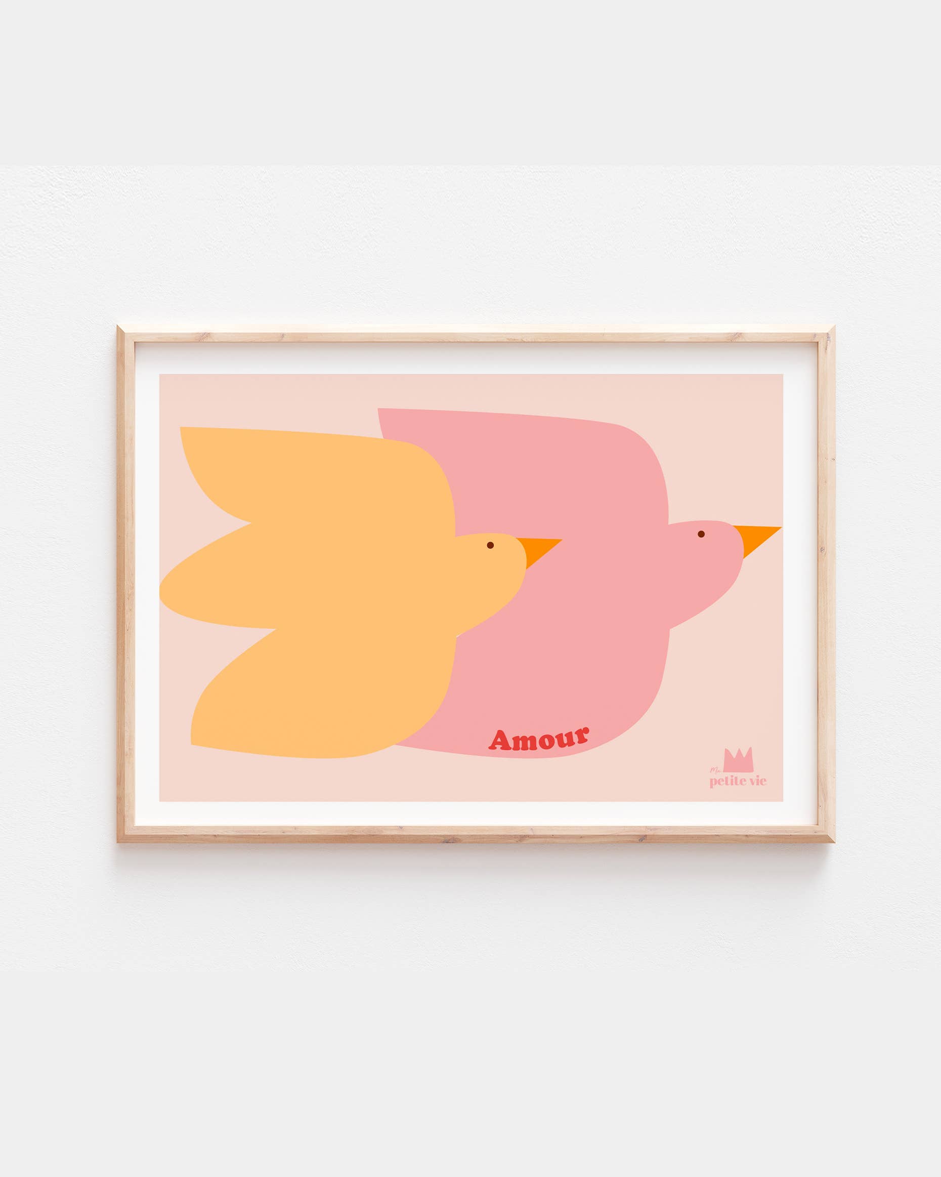 Ma Petite Vie - Wholesale Art Print - Poster - Love Birds (30 x 40 cm)