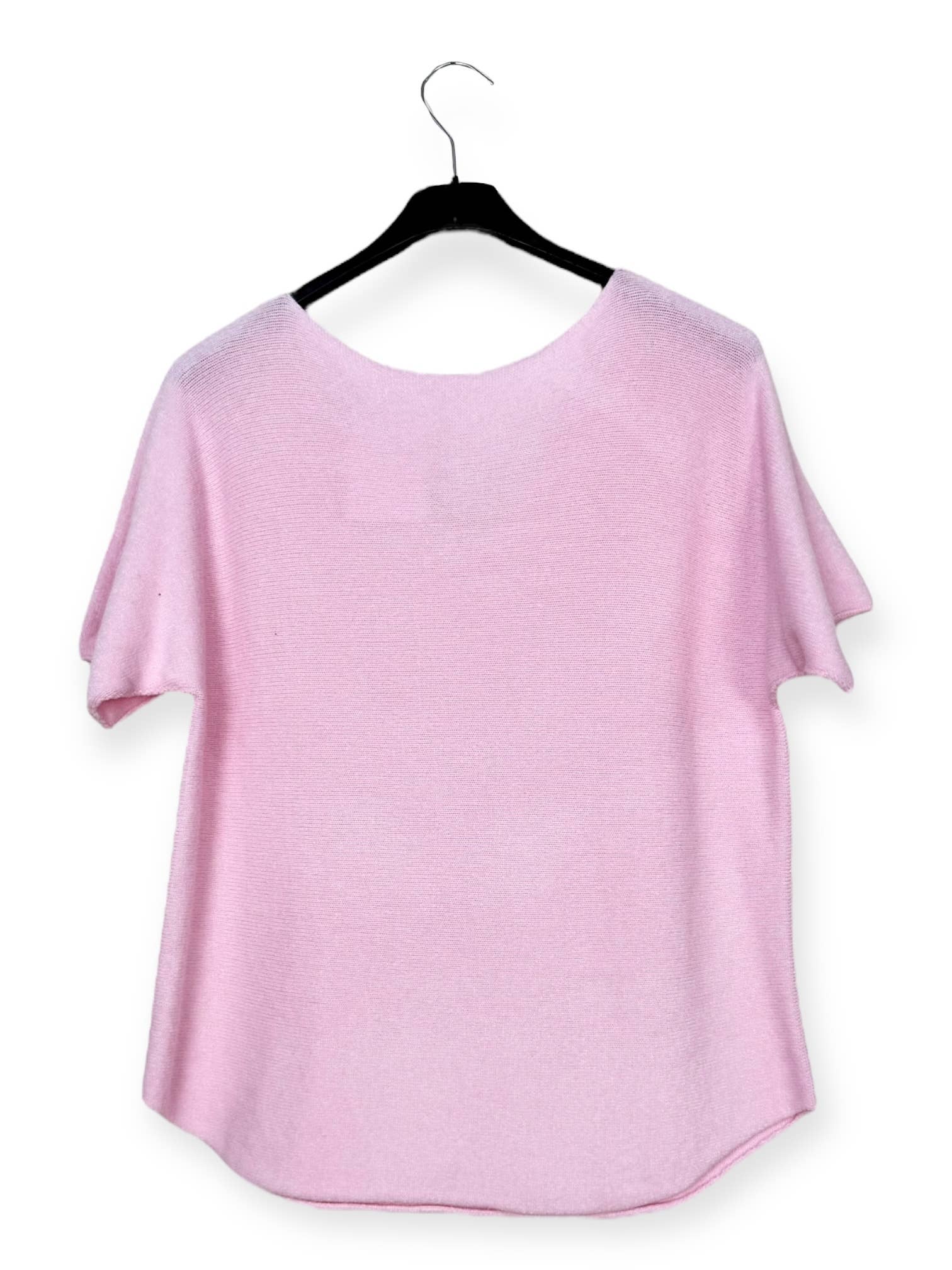 Lucky Nana - Wholesale Knit Top - Women's - AH 2203 - Soft Short-Sleeve Top1