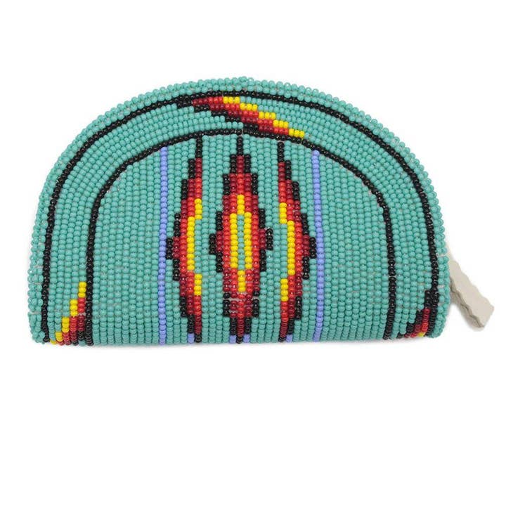BEADS CORNER - Wholesale Coin Purse - Women's - Native Inspired Ethnic Style Seed Bead Beaded Coin Purse