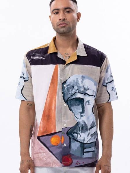 CAMISA DE ALGODÓN ARTIFICIAL para venta al por mayor de SHAM