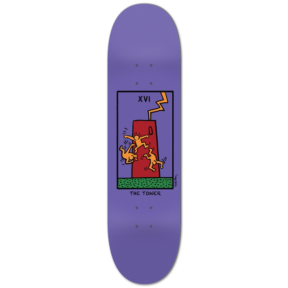 SkateboardArtsy - Wholesale Skateboard - Keith Haring - Tarot Cards - Tower - BP0